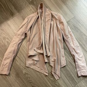 Blank NYC pink leather jacket